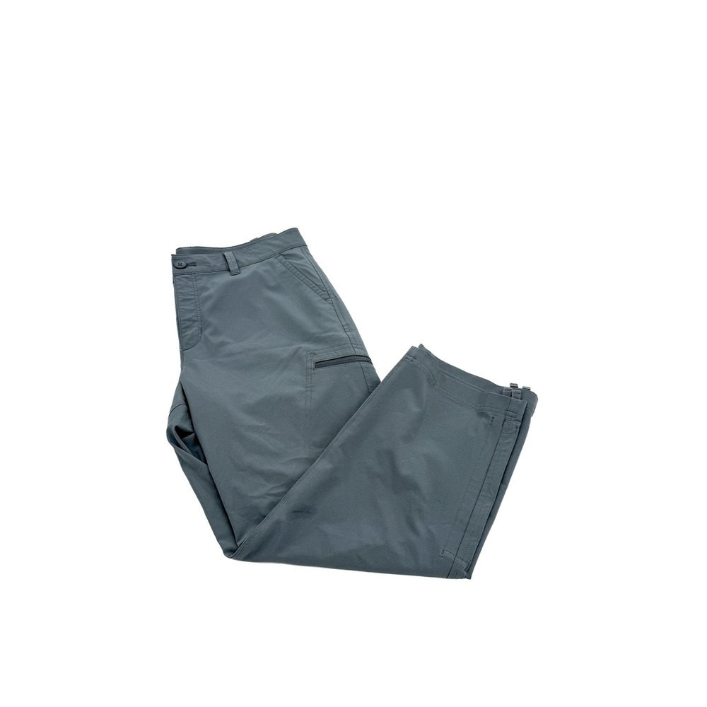 Eddie Bauer Pants Women 6 Gray Guide Ripstop Hiking Outdoor Straight Leg 0178